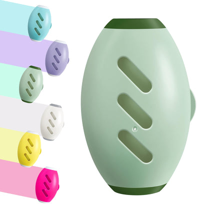 Washable Reusable Gel Lint Roller for Pet Hair，Portable Mini Dog Cat Pet Hair Remover for Clothes，Laundries ，Dust Fuzz Fur -Sticky Cleaner- Small Travel Animal Fur Removal Tool (Green)
